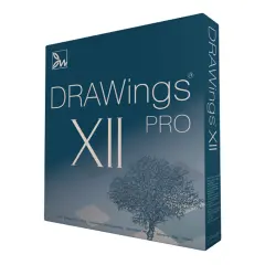 DRAWings PRO XII Professional Embroidery Digitizing and More Software - Compatible with Windows + Apple Computers