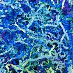 Tree Buddees 1 Pound of Under The Sea Themed Crinkle Paper Shred for Easter Grass, Gift Baskets and Packaging