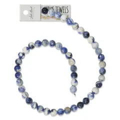 John Bead Earth's Jewels Sodalite Beads - 8 mm, 16" Strand