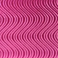 1 Yard Swirl Velvet Flocking Fabric for Upholstery Home Decor Drapery Crafts 58/60" Width Hot Pink
