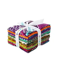 Express Yourself! Batiks Fat Quarter Bundle in Vintage Slogan by Riley Blake Designs for Riley Blake (FQ-23257-15)