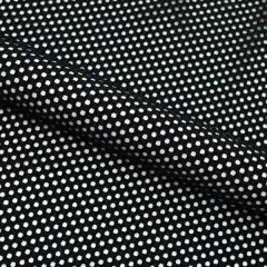 DotFlex Jacquard Stretch Mesh Fabric Black
