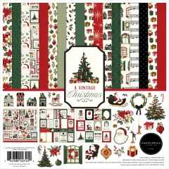 Carta Bella Collection Kit 12"X12"-A Vintage Christmas