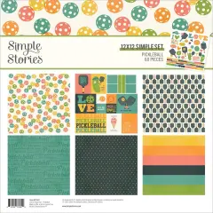 Simple Stories Collection Kit 12"X12"-Pickleball