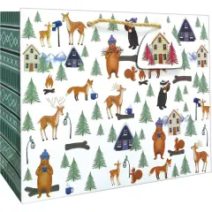 Pack/6: Winter Fairytale Gift Bag - 12-1/2 x 5 x 10"