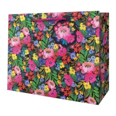 Pack/6: Floral Burst Gift Bag - 12-1/2 x 5 x 10"