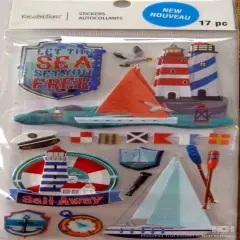 Recollections Boats & Lighthouses Dimensional Stickers