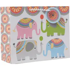 Pack/6: Elephant Parade Gift Bag - 12-1/2 x 5 x 10"