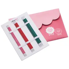 KnitPro Zing Starter 6" Double Point Knitting Needles Set of 5 - Sizes US 0, 1.5, 2.5, 4, 6