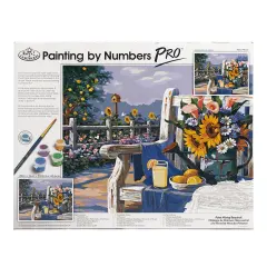 PBN-PRO5 | Painting by Numbers Pro&trade; 28pc 20" x 16" Sunflowers and Lemons Project