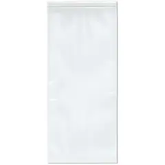 Plymor 8" x 18" (Pack of 100), 6 Mil Industrial Duty Zipper Reclosable Plastic Bags
