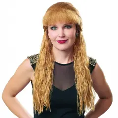 80s Skater Blonde Adult Costume Wig | One Size