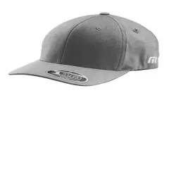 TravisMathew FOMO Solid Cap Structured Mid Profile Flexfit 63/33/4 cotton/polyester/polyurethane Blend Quiet Shade Grey Hth