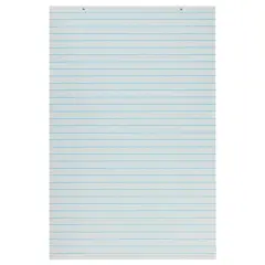 School Smart Primary Chart Paper, 1 Inch Ruled, 24 x 32 Inches, White, 70 Sheets