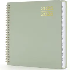 Academic Planner 2025-2026 - 8.5&rdquo;x6.6&rdquo; (Mint Green)