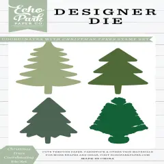 Echo Park Designer Small Die set-Christmas Trees