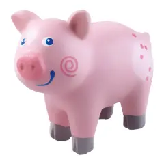HABA Little Friends Piglet - 2" Farm Animal Toy Figure Multicolor