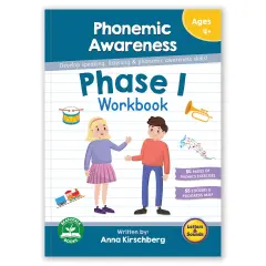 Junior Learning Phase 1 Phonemic Awareness Educational Learning Workbook - Develop Speaking, Listening & Phonemic Awareness Skills