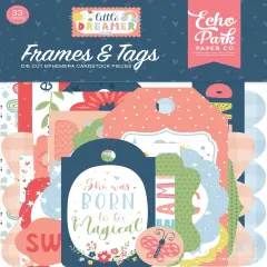 Echo Park Little Dreamer Frames & Tags