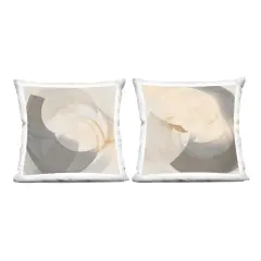 Stupell Industries Shadowed Swoop Abstracts 2pc Decorative Printed Throw Pillow Set Design by Noah Bay, 18 x 7 x 18