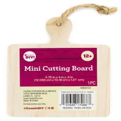 1P 4.75X4IN MINI CUTTING BOARD-1P 4.75X4IN MINI CUTTING BOARD