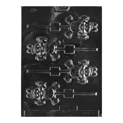 Happy Bunny with Carrot Lolly Chocolate Mold