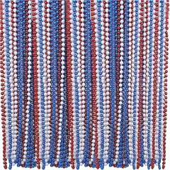 4E's Novelty 72 PackNecklace Necklace&ndash; Red White and Blue Necklace for 4th of July Accessories