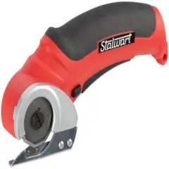 Cordless Electric Scissors - Multipurpose Fabric, Leather, Carpet or Cardboard Cutter with Rotary Blade and 4V Rechargeable Battery