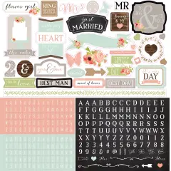 Echo Park Rustic Elegance 12x12 Element Stickers