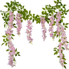 Fake Silk Hanging Flower Vines Greenery for Wedding Arch Party Baby Shower Outdoor