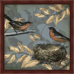 Songbird Fable II by Posters International Studio 13" x 13" Framed Wall Art