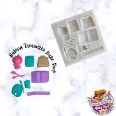 Old School Themed Silicone Mold