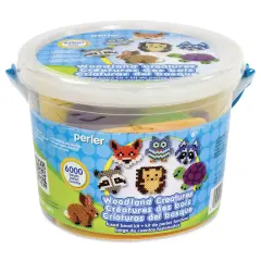Perler Woodland Creature Fused Bead Activity Bucket
