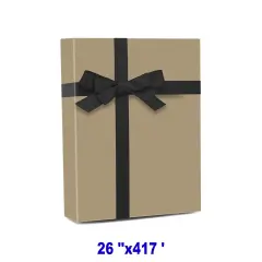Sleek Solid Wrapping Paper 26" x 417' 60 lbs for Modern Gifting