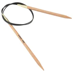 KnitPro-Basix Beech Fixed Circular Needles 32"-Size 8/5.00mm