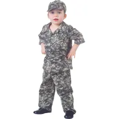 Army Camo Set Toddler Costume