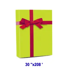 Sturdy Solid Gift Wrap 30" x 208' 60 lbs for Large Celebrations