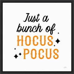 Halloween Typography III by Laura Marshall Framed Canvas Wall Art