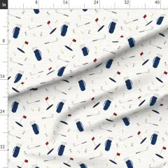 Various Fabrics by the Yard or Fat Quarter Golfer Golf Tee Off Sports Custom Printed Fabric by Spoonflower