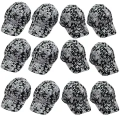 Velvet Art Baseball Caps (Pack of 12)