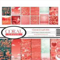 Reminisce Collection Kit 12"X12"-Coral Crush
