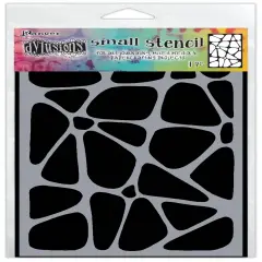 Dyan Reaveley Dylusions Stencil-Crazy Paving, Small
