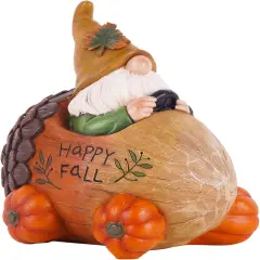 Fall Gnome Figurines for Indoor & Outdoor Decor, 6.3"
