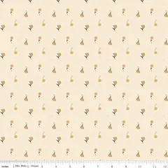 The Awe of Autumn Flower Toss Cream 43"/44" Fabric Per Yard
