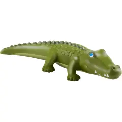 HABA Little Friends Crocodile - 7" Chunky Plastic Zoo Animal Toy Figure Multicolor