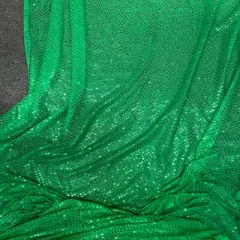 1 Yard Small Dot Confetti Sequin Fabric for Apparel Costumes and Decor 45 Inches Wide Kelly Green