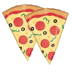 Anagram&reg; 29 Inch Pizza Party Foil Mylar Balloon