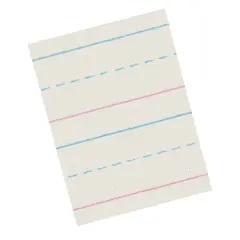 Newsprint Handwriting Paper, Dotted Midline, Grade 1, 5/8" x 5/16" x 5/16" Ruled Long, 10-1/2" x 8", 500 Sheets
