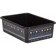 Chalkboard Brights Large Plastic Storage Bin
