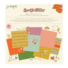 Jen Hadfield Groovy Darlin' Project Pad 12"X12"-24 Sheets